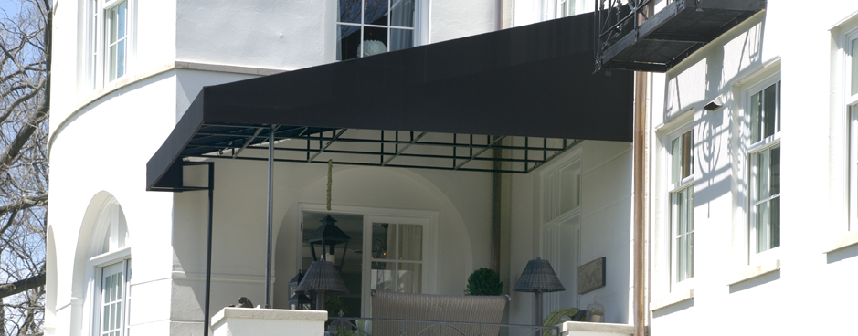 Residential Black Awning